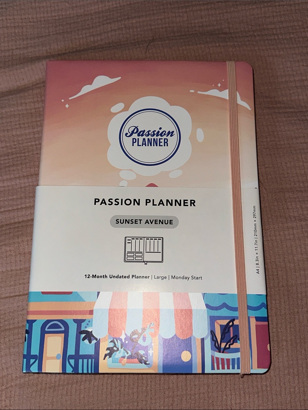 Passion Planner undated Monday start